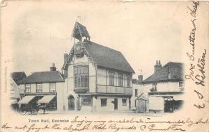 uk40058 town hall dunmow  real photo  uk Uttlesford district of Essex