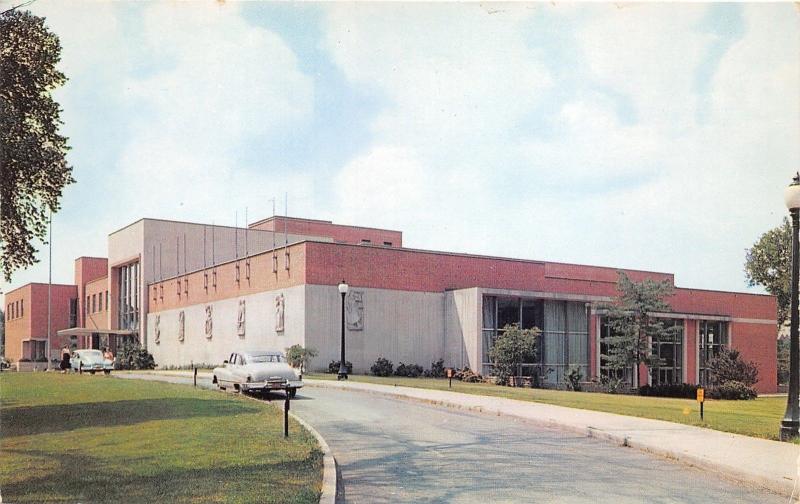 Columbus Ohio~Ohio State University Campus~Union Building~Classic Cars~1950s Pc