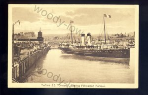 f2434 - SE&C Railway Ferry - Onward at Folkestone - built 1905 - Tucks postcard