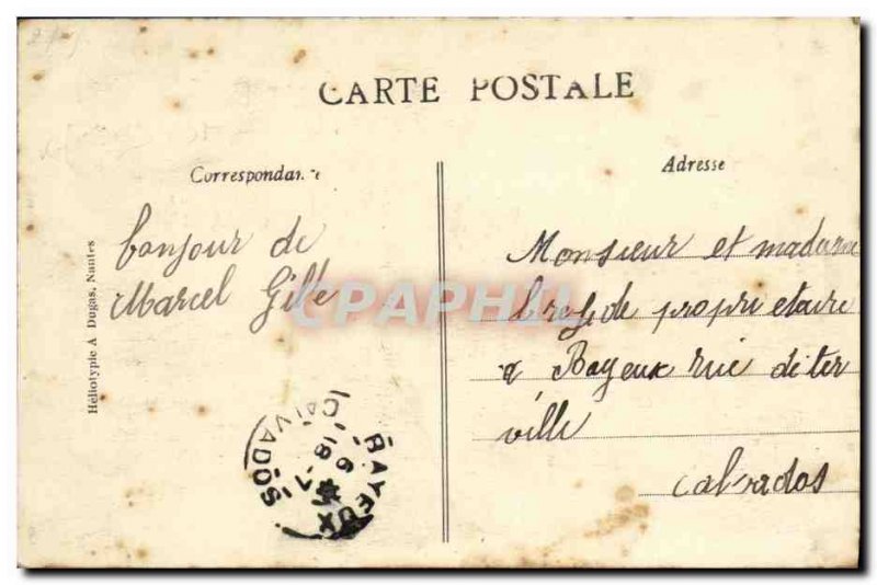 Old Postcard Caen Fete Federale of the Union of Societies of France Gymnastics