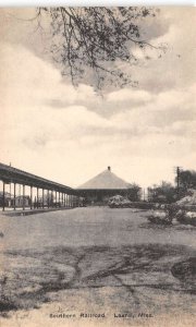 Laurel Mississippi Southern Railroad Depot Train Station Postcard AA66480