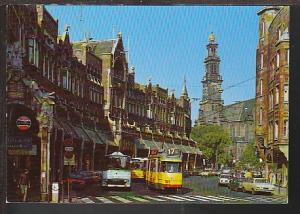 Street Scene Amsterdam Netherlands Postcard BIN 