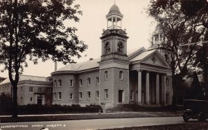 J80/ Marietta Ohio RPPC Postcard c1910 Congregational Church 178