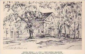 Delaware New Castle Amstel House Albertype