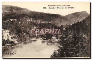 Old Postcard Last Basins of Doubs