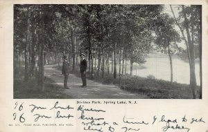 SPRING LAKE NEW JERSEY~DIVINES DIVINE PARK~1905 FRANZ HULD POSTCARD