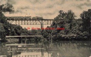 DE, Wilmington, Delaware, Baltimore & Ohio Railroad Bridge, Train