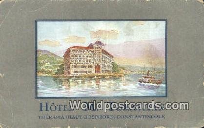 Hotel M. Tokatlian, Therapia (Haut-Bosphore) Turkey Unused 