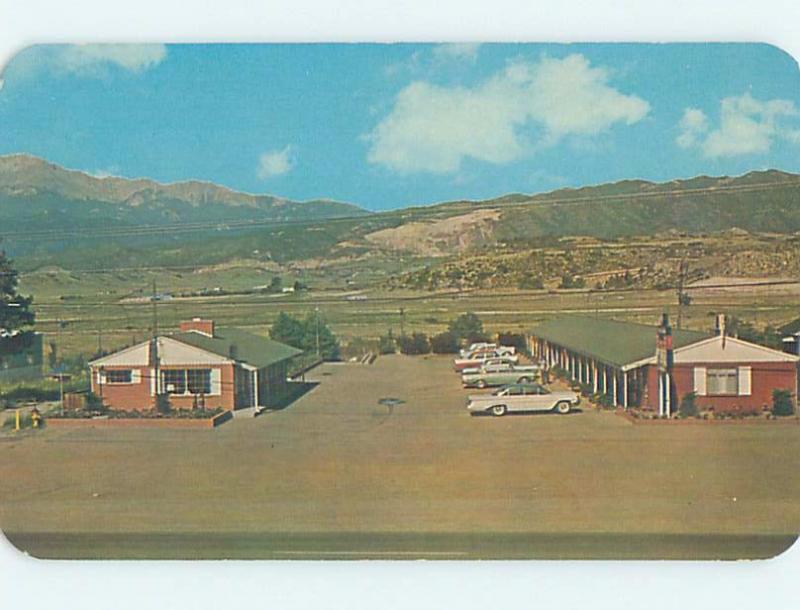 Unused Pre-1980 MOTEL SCENE Colorado Springs CO B6273