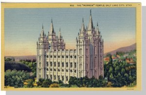 Nice Salt Lake City, Utah/UT Postcard, The Mormon Temple