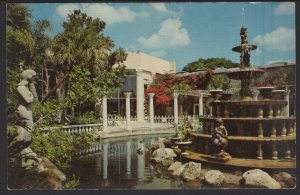 Florida CLEARWATER Kapok Tree Inn, Beautiful Fountain imported Italy ~ Chrome