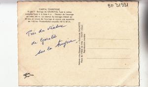 BF31931 cantal barrage de grandval    france front/back image