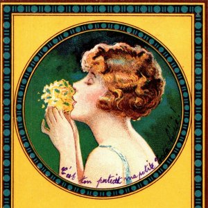 1906 Advertising Card Postcard Savon Erasmic Pour La Beaute