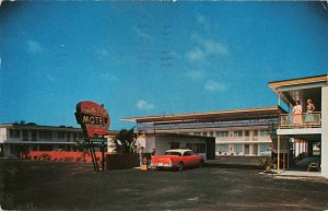 Shelby Plaza Motel Clearwater Fl. c.1950's Postcard / 10C1-665