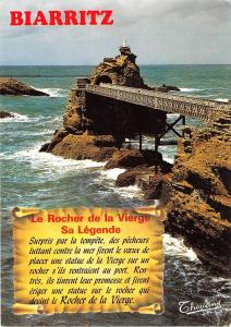 BR8408 Biarritz La Rocher de la Vierge  france