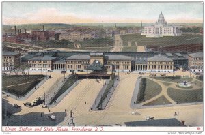 PROVIDENCE, Rhode Island; Union Station and State House, 00-10s