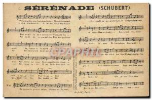 Old Postcard Schubert Serenade