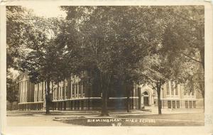 1924 Real Photo PC; Birmingham High School, Birmingham MI Oakland County Posted