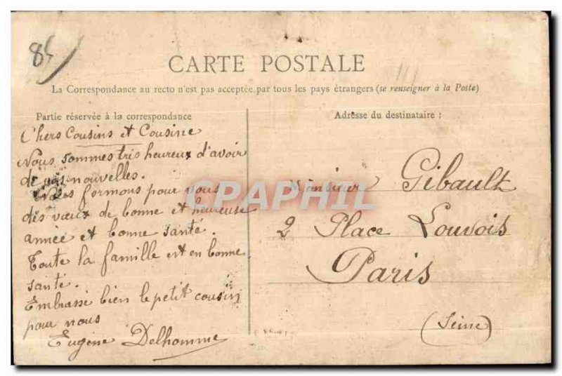 Old Postcard Poitiers General view