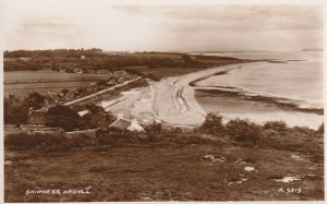 VINTAGE POSTCARD WATERFRONT VIEW SKIPNESS, ARGYLE, SCOTLAND REAL PICTURE