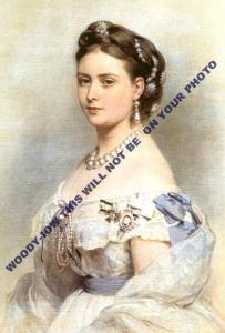 mm604 - Princess Victoria daughter QV & mother Kaiser Wilhelm II art -photo 6x4