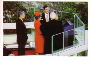 President Reagan Taking Oath of Office, First Lady, Honorable Warren Burger, ...