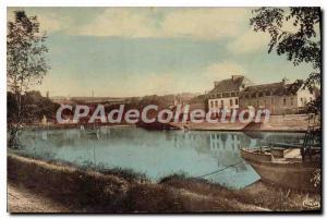 Old Postcard PONTRIEUX docks