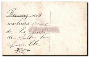 Old Postcard Fun Children Merry Christmas Angel