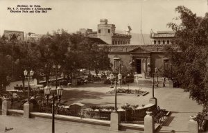 cuba, SANTIAGO, Parque Céspedes y Ayuntamiento (1950s) RPPC Postcard