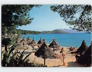 Postcard Detail of the beach, Formentor, Spain, Mallorca, Spain