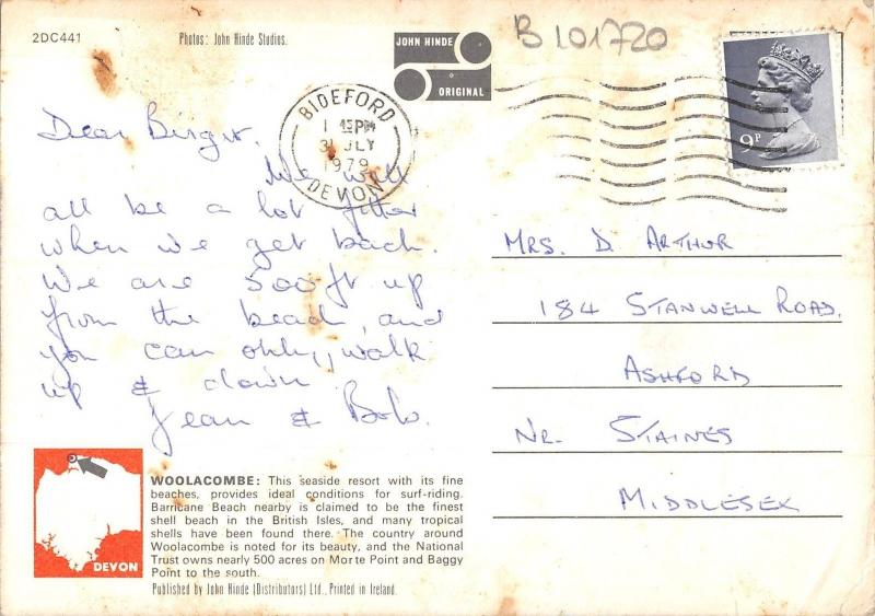 B101720 woolacombe bay north devon   uk