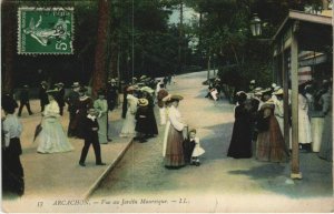 CPA ARCACHON-Vue au Jardin Mauresque (27986)