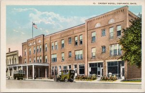 Defiance OH Crosby Hotel Unused Hamm Postcard G72