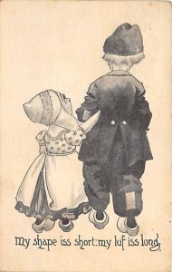 Holding Hands Dutch Children 1913 