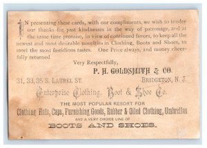 1881 P.H. Goldsmith Clothing Bridgeton NJ Kissing Couple Lot Of 2 F118