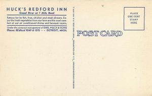 MI, Detroit, Michigan, Emil Huck's Redford Inn, Curteich No. 9A-H1801