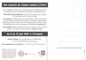 Cinema suedois a Paris - 