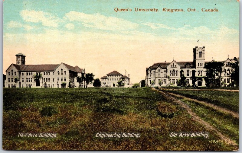 New Arts Engineering Arts Queen's University Kingston Ontario Canada Postcard