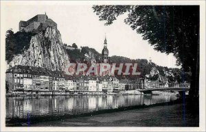 Old Postcard Dinant Citadel and Collegial