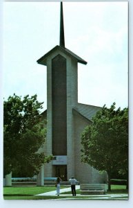 ABILENE, KS Kansas~ Eisenhower MEDITATION CHAPEL c1979 Dickinson County Postcard