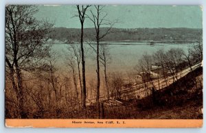 1913 Shore Scene Sea Cliff Long Island New York NY Posted Antique Postcard