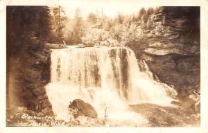 Davis West Virginia Blackwater Waterfall Real Photo Antique Postcard K77988