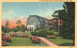 Vintage Postcard 1920's View of Jewel Box In Forest Park St. Louis Missouri MO