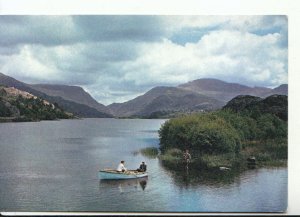 Wales Postcard - Llyn Padarn and Snowdon - Caernarvonshire - Ref 15075A