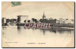 Old Postcard Tarascon general view