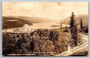 RPPC  Columbia River Highway  Oregon  Crown Point   Real Photo Postcard  c1930
