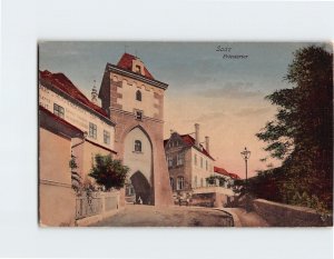 Postcard Priestertor, Žatec, Czech Republic