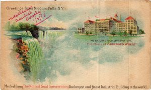 PC CPA US, NY, NIAGARA FALLS, NAT. FOOD CONSERVATORY, LITHO POSTCARD (b6468)