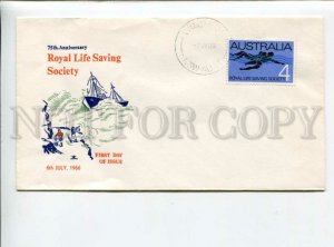 3162762 AUSTRALIA 1966 Ships Royal Life Saving Society FDC