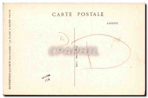 Postcard Old Bernieres sur Mer Plage Maree Haute